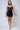 Luxe nights rhinestone trim straps sweetheart mini dress