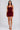 Audacity Halter Cowl Ruching Mini Bodycon