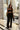 Date night top and feather pants two-piece set