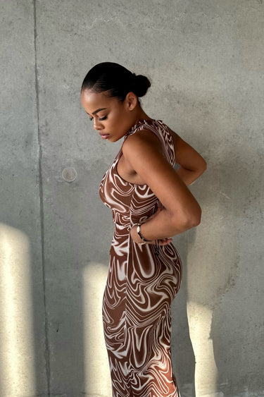 Love Swirl Bodycon Dress