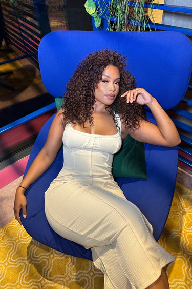 Modern love midi dress
