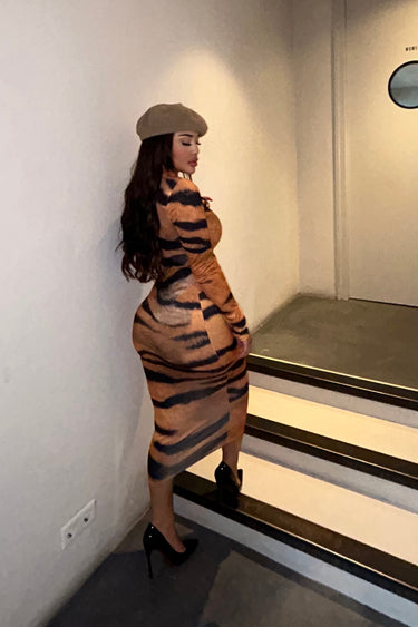 Not Wild Enough Midi Dress