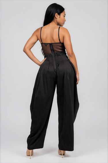 Something About You Corset Top Barrel Leg Jumpsuit